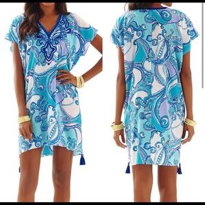 Lilly Pulitzer Size Small  Sydney Silk Caftan Test The Water